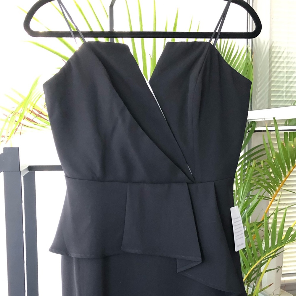 NWT ADELYN RAE Women’s Black Party Cocktail Strapless dress. Medium M - Picture 2 of 12
